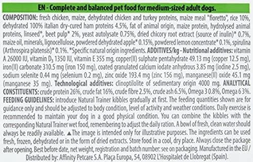 Natural Trainer MEDIUM ADULT su kumpiu 12kg