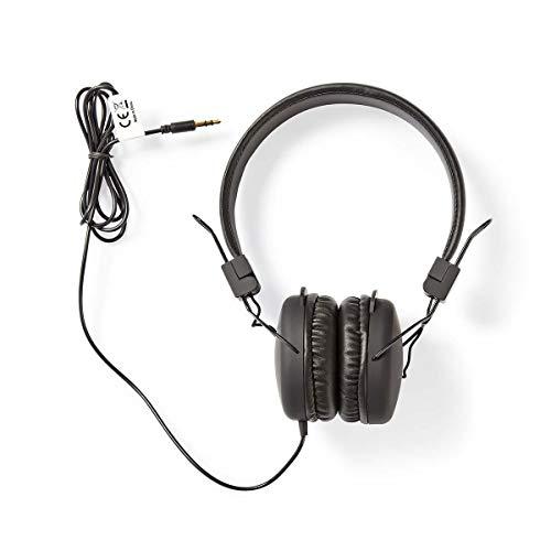 Sulankstomos ausinės Nedis HPWD1100BK, 1,2m, Juodos