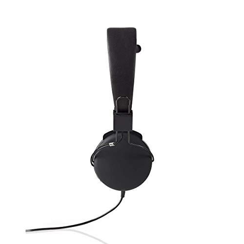 Sulankstomos ausinės Nedis HPWD1100BK, 1,2m, Juodos