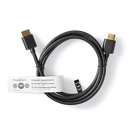 Nedis HDMI didelės spartos kabelis su 1,5 m eternetu [FullHD (1920x1080)]