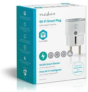 Nedis WLAN Smartplug (WIFIP110FWT) - Energieüberwachung, 10 A