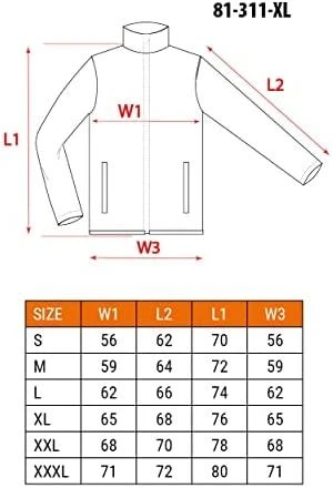 Bluza, 2 viename MEDVILNĖS aptemptas darbinis džemperis, 100 % medvilnė, XXXL dydis