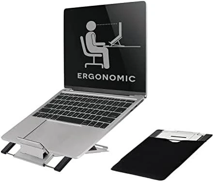Neomounts Newstar NSLS100 nešiojamojo kompiuterio stovas Sidabras 55,9 cm (22")
