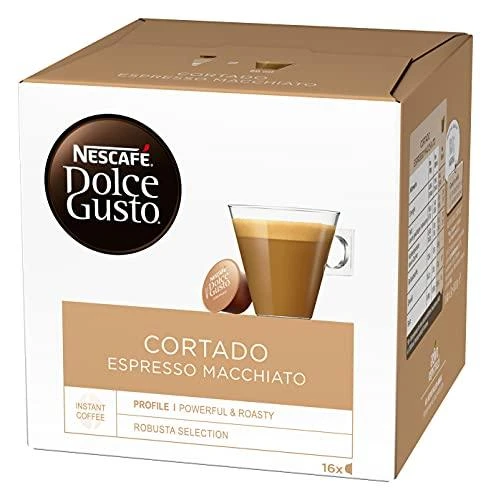 Kava Nescafe Dolce Gusto Cortado Espresso Macciato 100g 16 kapsulių