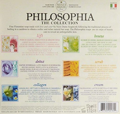 Nesti Dante Philosophia komplektas mydeł toaletowych 6x150g