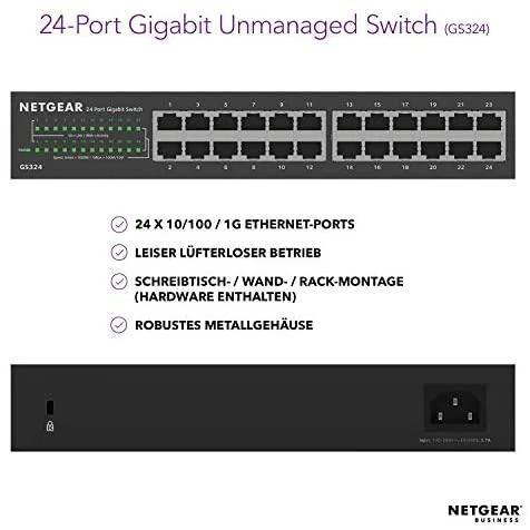 Šakotuvas NETGEAR 24PT GE nevaldomas jungiklis