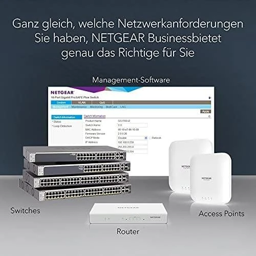 Šakotuvas Netatmo Netgear Switch GS105E žiniatinklio valdymas, stalinis kompiuteris, 1 Gbps (RJ-45) jungtys kiekis 5, maitinimo tipas išorinis