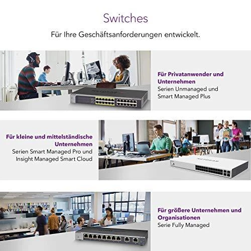 NETGEAR 8 prievadų Gigabit Ethernet Smart Managed Pro jungiklis