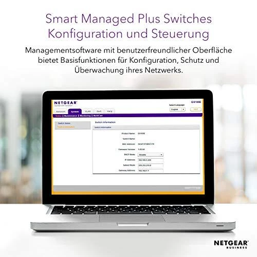 Šakotuvas Netatmo Perjungti išmanųjį NETGEAR GS305E-100PES (5x 10/100/1000Mbps)