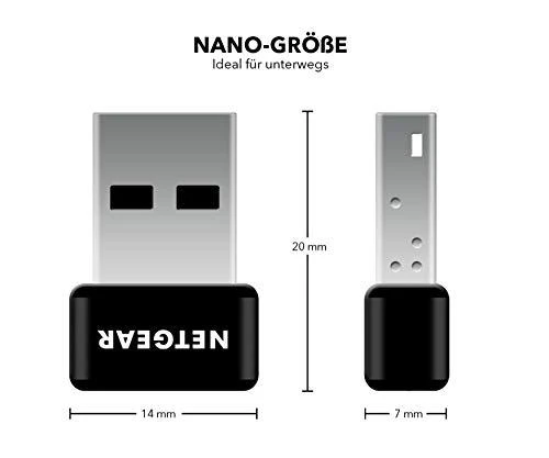Netgear A6150-100PES WiFi USB adapteris AC1200 dviejų juostų