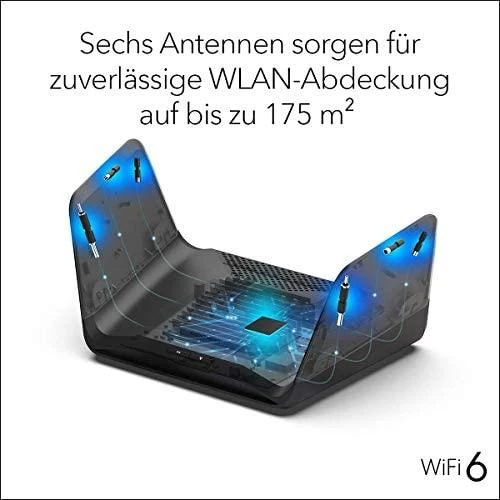 NETGEAR Nighthawk AX8 Maršrutizatorius (RAX70-100EUS)