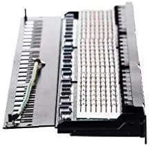NETRACK 104-10 patch panel 19inch 24-jungtys kat. 5e UTP 0 5U su lentyna