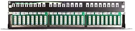 NETRACK 104-12 patch panel 19inch 24-jungtys kat. 5e FTP 0 5U su lentyna