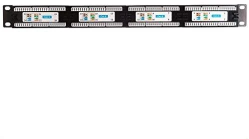 NETRACK 104-06 Netrack patch panel 19 24-jungtys kat. 6 UTP, su lentyna