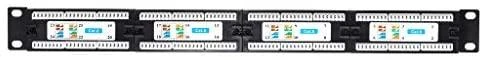 NETRACK 104-06 Netrack patch panel 19 24-jungtys kat. 6 UTP, su lentyna