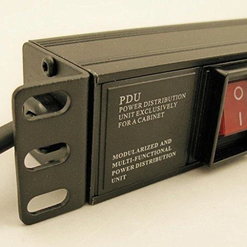 NETRACK 125-19-02 maitinimo paskirstymo blokas 19 colių 1U 230V/16A 8xE ALU