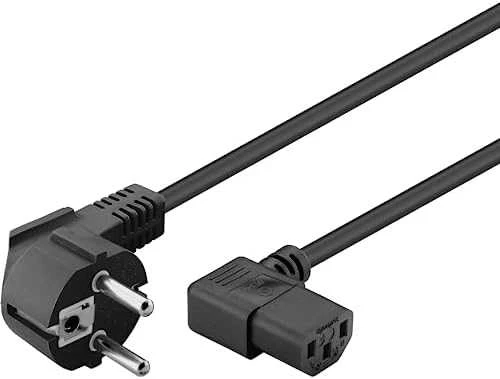 Goobay Cabletech Maitinimo kabelis kompiuterinis 1.5m, kampinis kištukas