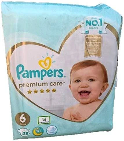 Sauskelnės PAMPERS Premium Care, Value Pack, 6 dydis (13kg+), 38 vnt.