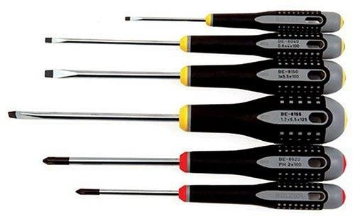 Bahco Atsuktuvų rinkinys ERGO™ 6 vnt - PH1/2; SL3,0/4,0/5,5/6,0