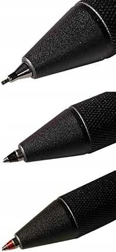 "Rotring 600 3in1" daugiafunkcinis rašiklis su rašikliu ir mechaniniu pieštuku, juodas