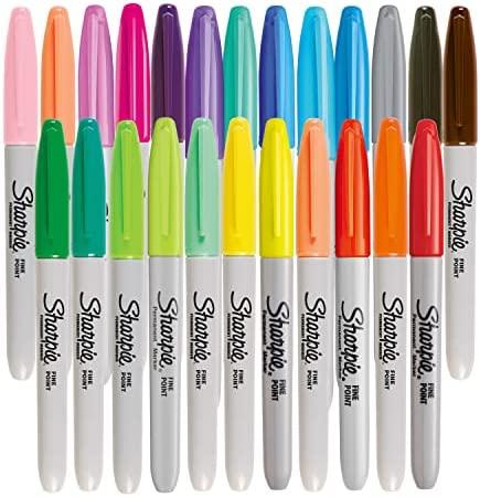 Markerių rinkinys Sharpie Fine Flaming 24 vnt. - 2169766