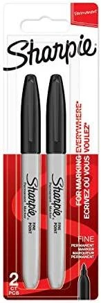 Sharpie Markeriai Fine juodi 2 vnt. - 1985860