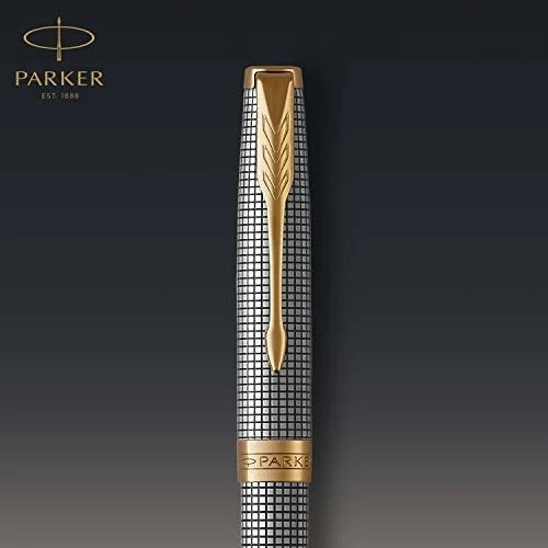 Tušinukas Parker Sonnet Premium Chiselled Sidabrinis GT - 1931492
