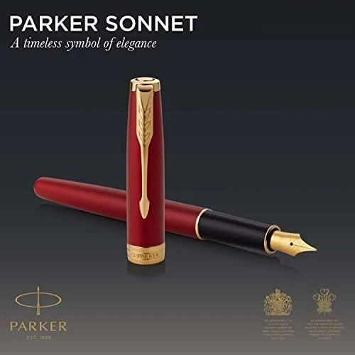 Plunksnakotis Parker Sonnet Raudona GT Fine
