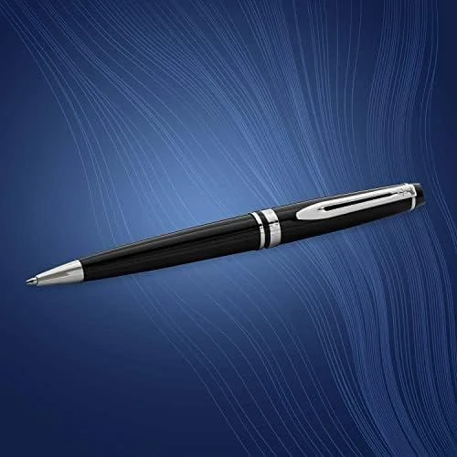 Pasukamas tušinukas Waterman Expert-3, Juodas Lacquer, CT