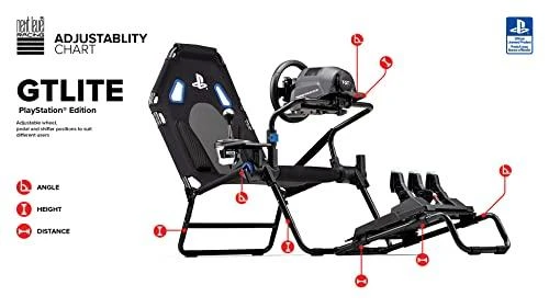 Next Level Racing F-GT Lite Playstation edition simuliatoriaus rėmas