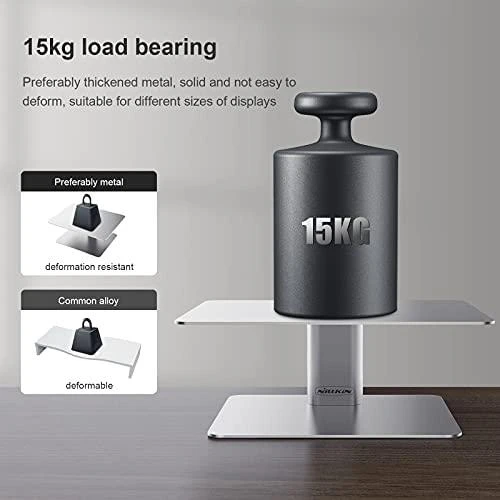 Laikiklis Nillkin HighDesk Adjustable monitoriaus stovas sidabrinės spalvos