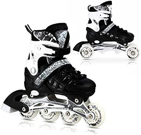 Riedučiai/pačiūžos Nils Extreme NH10905 juodi - PU76 mm/82A (M 35-38)
