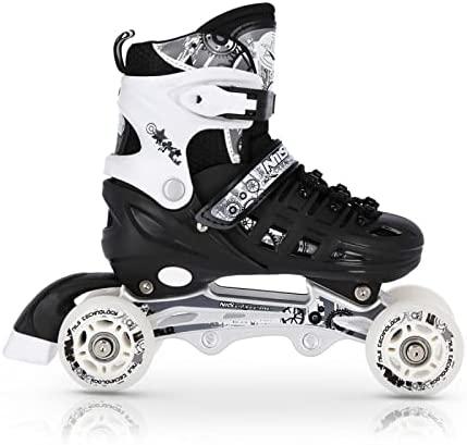 Riedučiai/pačiūžos Nils Extreme NH10905 juodi - PU80 mm/82A (L 39-42)