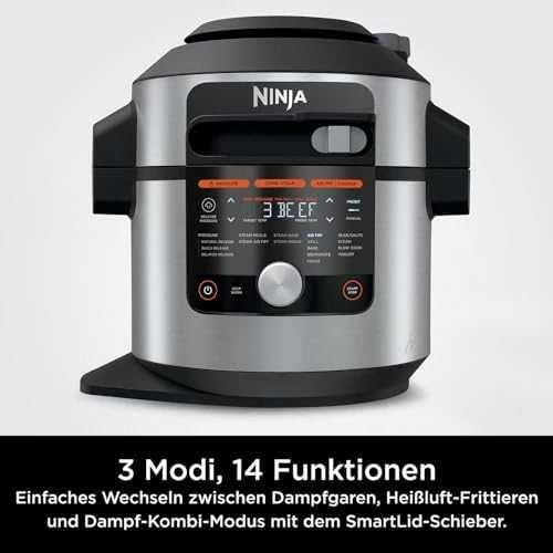 Ninja Kitchen Foodi 14-in-1 SmartLid Daugiafunkcinis puodas 7,5 l OL750EU