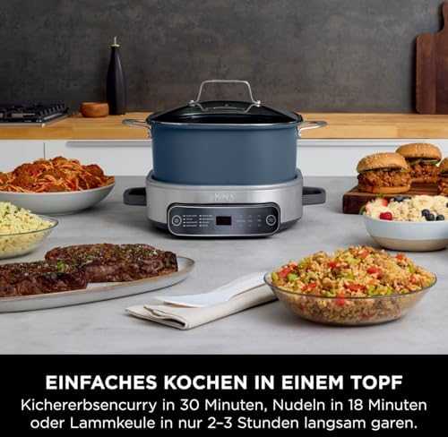 Ninja - Foodi 8-in-1 PossibleCooker skaitmeninis ryžių ir lėtas viryklė MC1101EU - 6 l