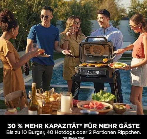 Elektrinis grilis Ninja OG901EU Woodfire Pro Connect XL