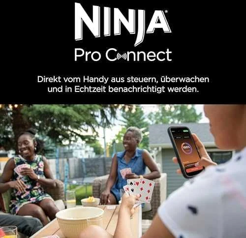 Elektrinis grilis Ninja OG901EU Woodfire Pro Connect XL