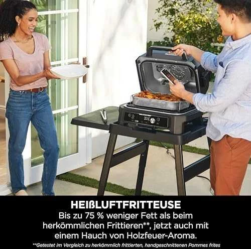 Elektrinis grilis Ninja OG901EU Woodfire Pro Connect XL