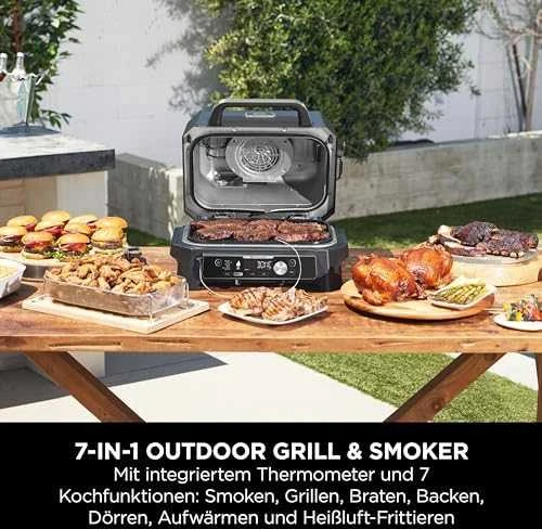 Elektrinis grilis Ninja OG901EU Woodfire Pro Connect XL