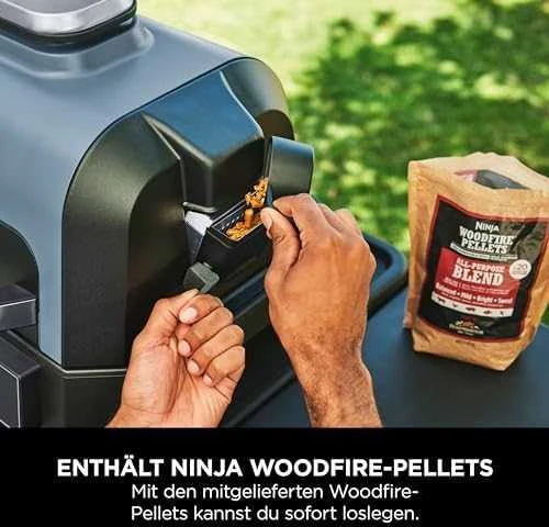 Elektrinis grilis Ninja OG901EU Woodfire Pro Connect XL