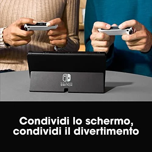 Nintendo Switch OLED konsolė (su Neon Raudona ir Neon Mėlyna Joy-Con)