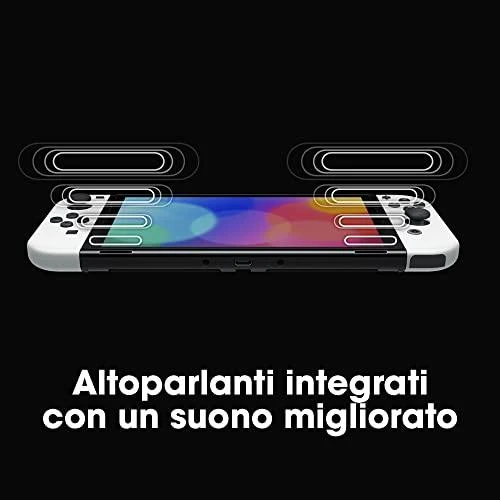 Nintendo Switch OLED konsolė (su Neon Raudona ir Neon Mėlyna Joy-Con)