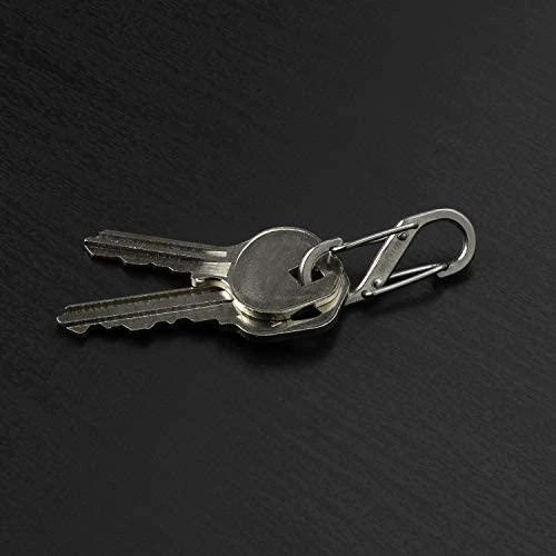 „Nite-Ize KeyRing+“ 6 x nerūdijančio plieno mikrokarabinai (KRGS-11-R3)