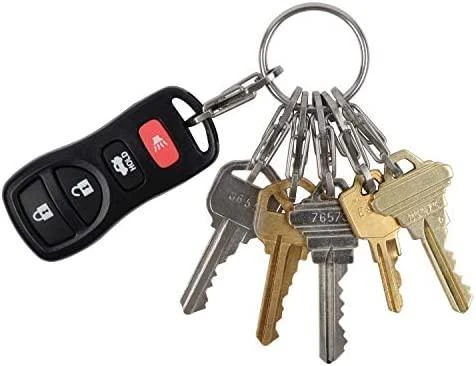 „Nite-Ize KeyRing+“ 6 x nerūdijančio plieno mikrokarabinai (KRGS-11-R3)