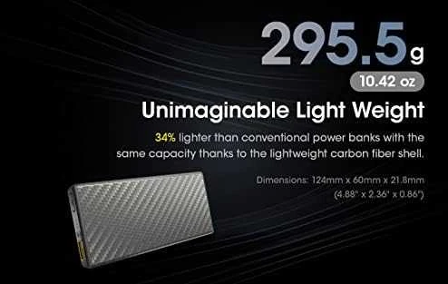 Nitecore Carbo 20000 mAh 20W įkroviklis