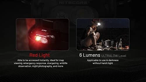 „Nitecore HA11“ priekinis žibintas, 240 lm, AA