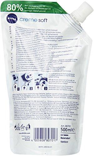 Nivea Creme Soft Care Soap Refill Liquid Soap moterims, 500 ml