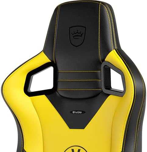 Žaidimų kėdė Noblechairs EPIC Borussia Dortmund Edition PU-Leather Gaming Chair