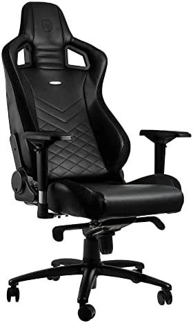 Žaidimų kėdė Noblechairs EPIC PU-Leather Gaming Chair, Juoda-mėlyna