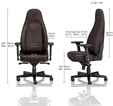 Žaidimų kėdė Noblechairs ICON Java Edition Vinyl / PU hybrid leather Gaming Chair